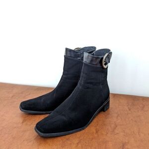 Stuart Weitzman Gore-Tex Ankle Boots Black Sz 9.5